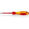 98 20 25 Screwdrivers for slotted screws insulating multi-component handle, VDE-tested burnished 177 mm